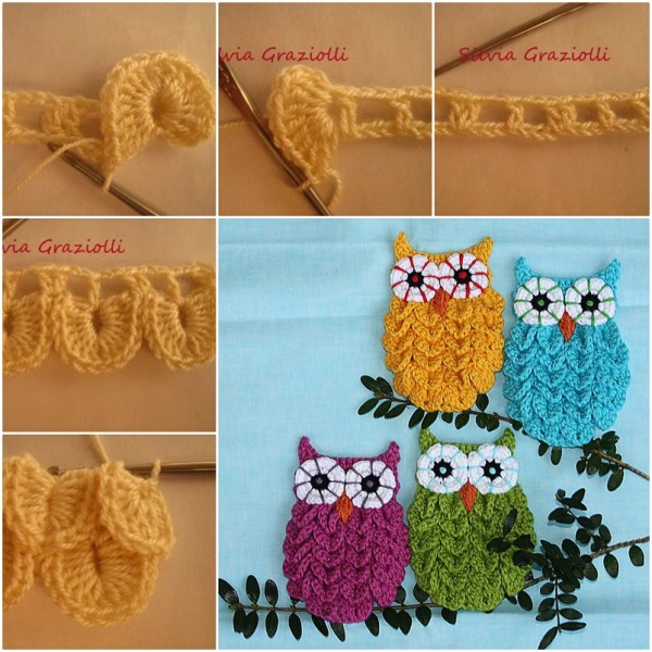 crochet owl