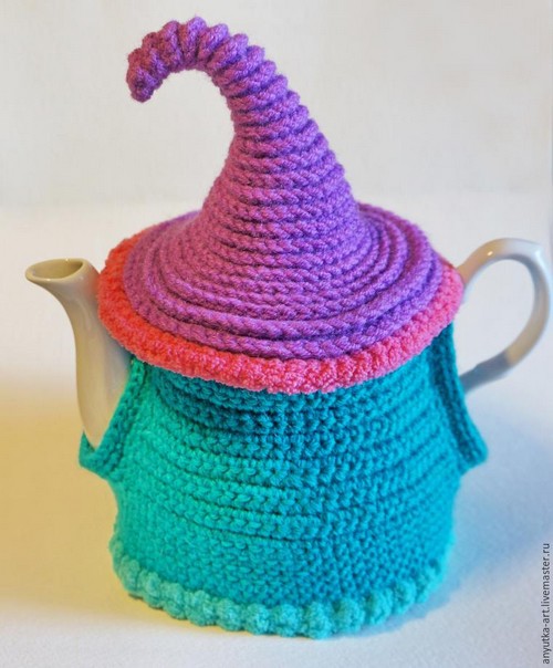 Crocheted Teapot (14)