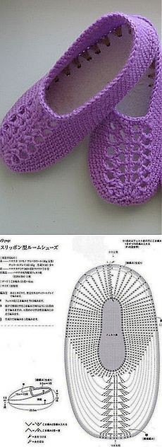 crochet tuto slippers (5)