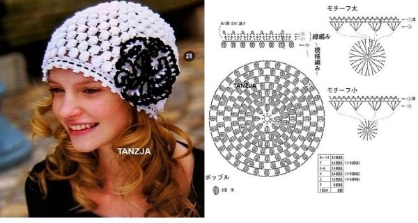 patron crochet bonnet