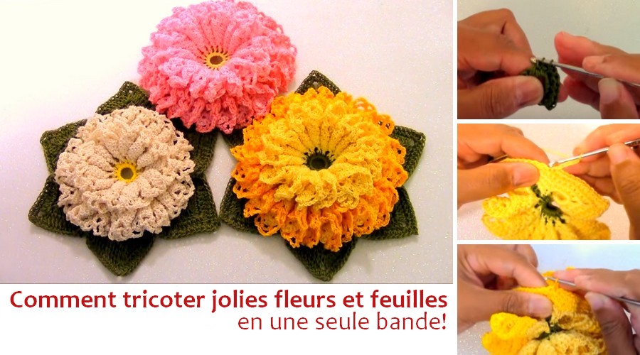 fleurs au crochet